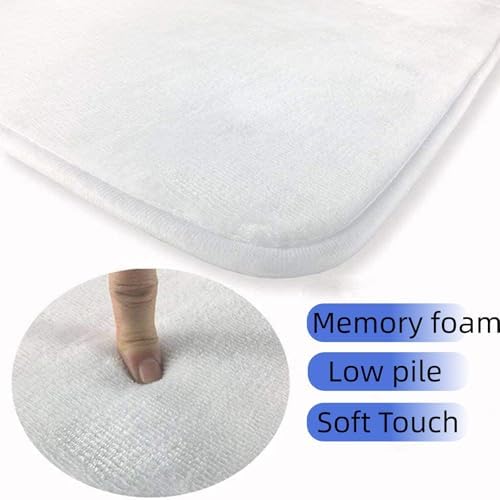 4PC Abstract Bath Mat Set Modern, Tan Beige, 19.7x31.5+23.6x35.4 Inch
