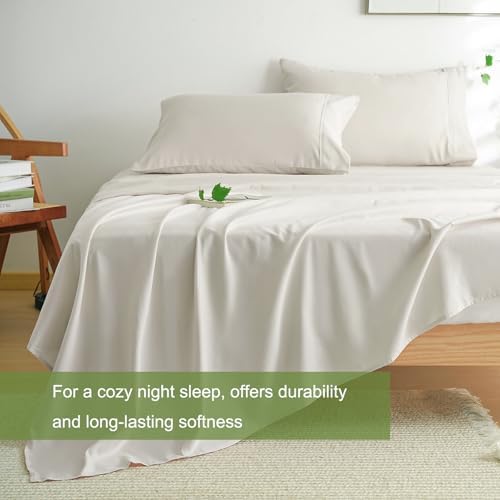 Mohap Bed Sheet Set 4 Pieces Double Brushed Microfiber 1800