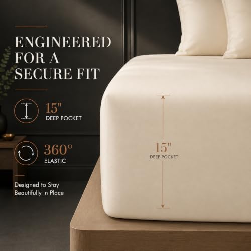 Full Size Bed Set, 1000 Thread Count Full Size Sheets, 100% Cotton