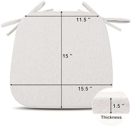 Shinnwa Kitchen Chair Cushions, Non Slip Dining Room Seat Cushions