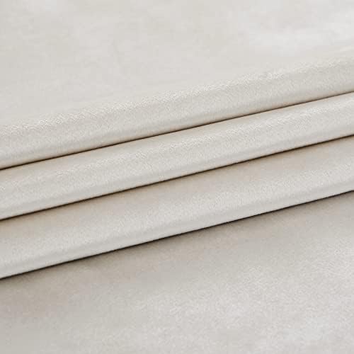PRIMROSE Cream Ivory Curtains 108 inch for Living Room,2 Panels Drapes