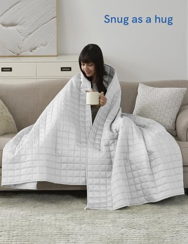 YnM Exclusive Cooling Weighted Blanket with Bamboo Viscose, Smallest
