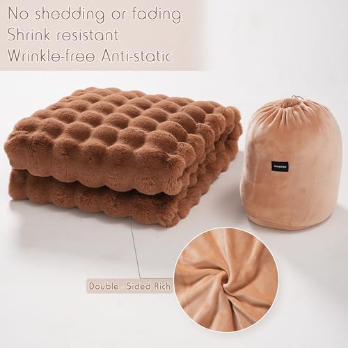 Super Comfort Oversized Warm Thick Bubble Luxury Plush Rabbit Faux Fur