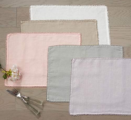 SARO LIFESTYLE 15062.I1420B Pomponin Collection PomPom Design
