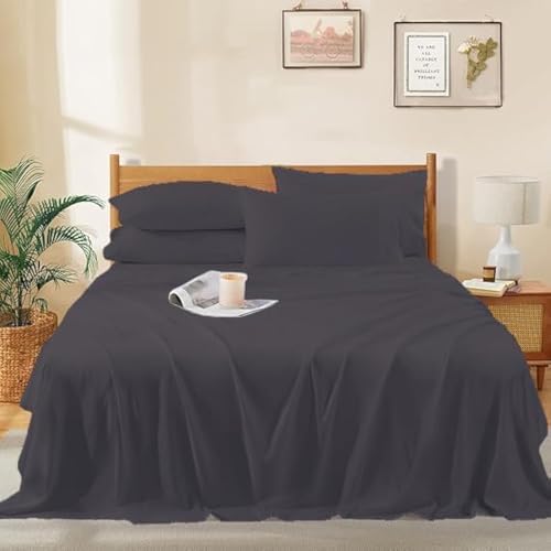 RECCI Luxury 4-Piece Sheet Set 100% Egyptian Cotton 1000 Thread Count