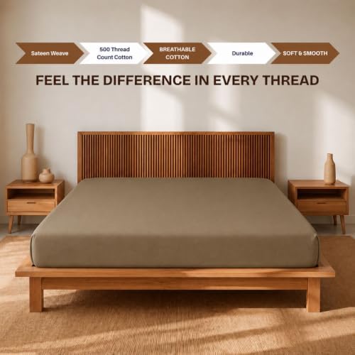 Twin XL Fitted Sheet -Fits Mattress Perfectly 10 inch Deep Pocket- 600