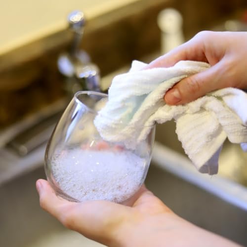 18-Piece Kitchen Bar Mop Dishcloth Set, White