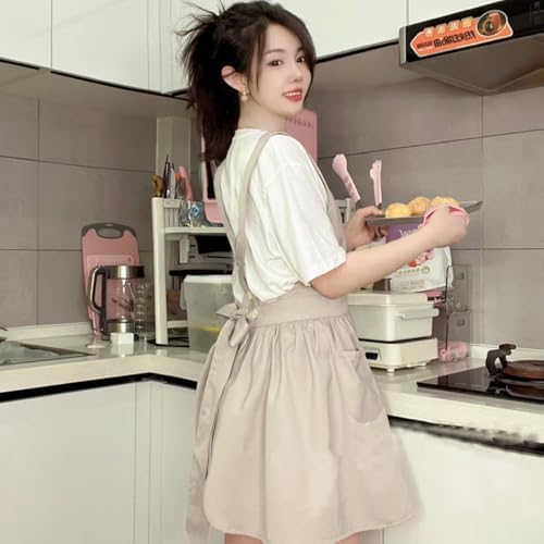 Love Potato Cute Bowknot Kitchen Cooking Gardening Cleaning Apron