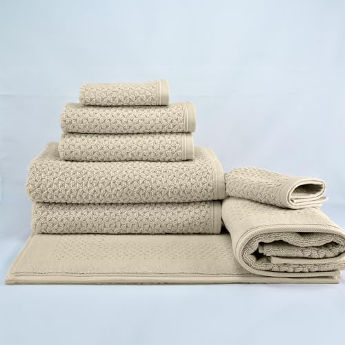 Towels Beyond - 6 Piece Luxury Bath Towels Set for Bathroom - 100%