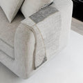 Addison Rugs ASB717 Taupe 50" x 70" Oversized Sherpa Throw Blanket