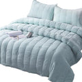 King Quilt Set, 3 Pieces Lightweight Microfiber Bedspread with 2