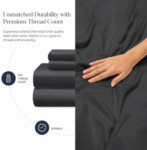 Westbrooke 475 Thread Count 100% Long Staple Cotton Sateen Sheet Set