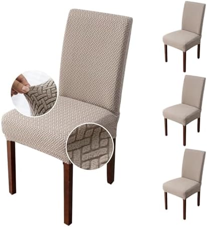 Genina Stretch Chair Covers for Dining Room Kitchen Parsons Set of 4