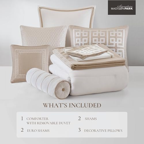 Madison Park Signature Oversized Queen Comforter Set, Luxury Hotel