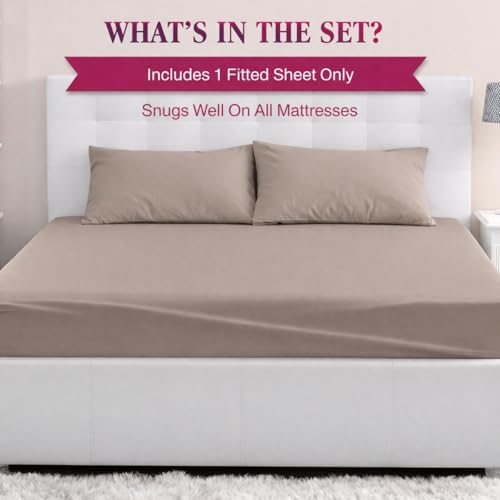 Twin-XL Fitted Sheet Only 800 Thread Count Sheets 100% Egyptian Cotton