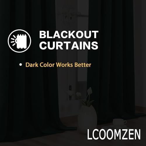 Blackout Curtains Room Darkening Thermal Insulated Drapes Solid Window