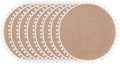 Lifup 15 Inch Round Placemats Set of 8 Woven Placemats Washable