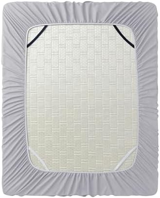 Hearth & Harbor Extra Deep Pocket Twin XL Fitted Sheet, Grey Lavender