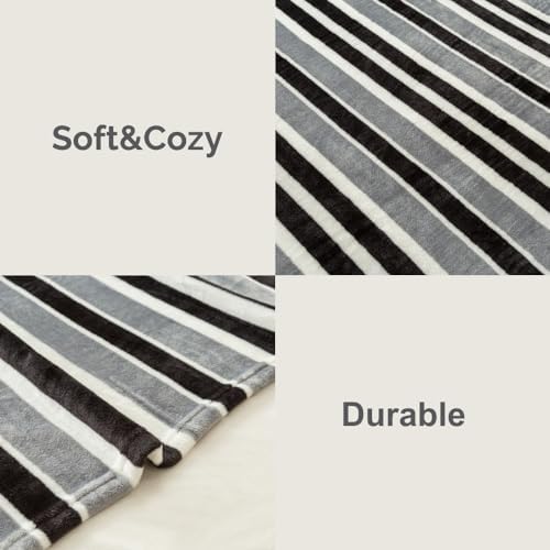COOVA Oversized King Fleece Blanket 120x120 inches, Soft Cozy Warm