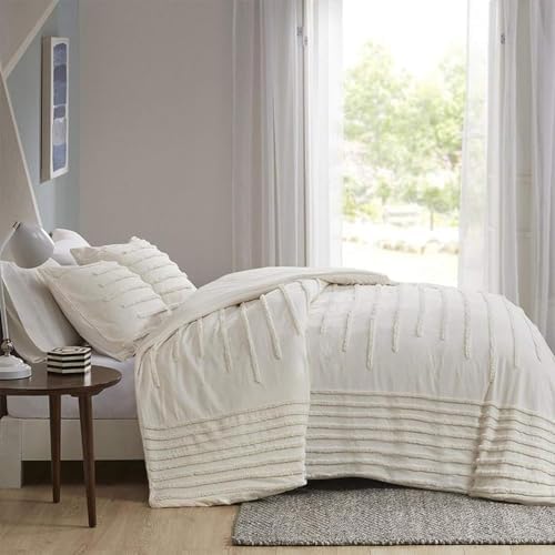 100% Cotton Hand Tufted Textured Duvet Cover Boho Bedding Comforter
