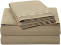 Microfiber Sheet Set - 4 Pc - Queen, Taupe