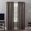 Sun Zero Oslo Theater Grade Extreme Total Blackout Rod Pocket Curtain