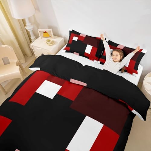 Feelyou Neutral Art Duvet Cover King Size Boys Girls Abstract
