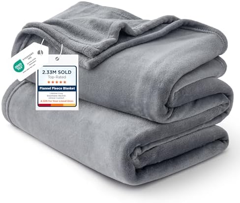Bedsure GentleSoft Fleece California King Blanket - Lightweight Plush