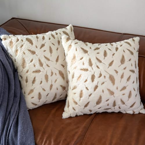 Throw Pillow Covers Decorative Pillow Covers 20x20 Inch for Bed Living