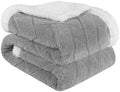 SUPERIOR Fleece Reversible Lattice Blanket, Decorative Blankets for