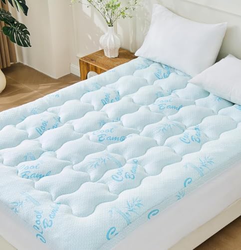 Queen Size Mattress Topper, Memory Foam Mattress Cover Protector