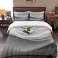 Abstract Queen Duvet Cover Set - 4 Pcs Comforter Cover Bedding Sets
