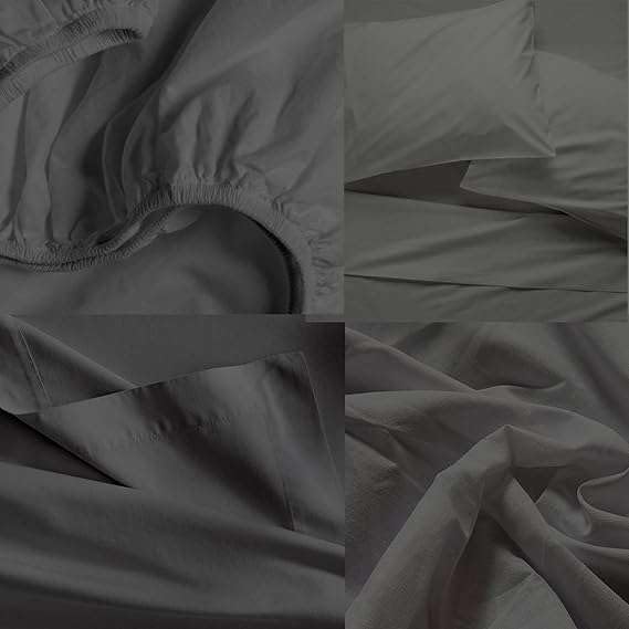 King Size Bed Sheet Set, 6 Piece with 16 Inch Deep Pocket King Sheets