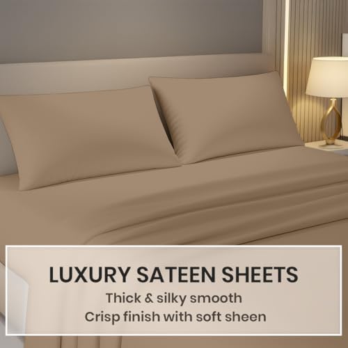 Kotton Culture 4 Pc Full Sheet Set - 100% Egyptian Cotton Premium