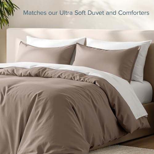 Bare Home Pillow Sham Covers 1800 Ultra-Soft Set of 2
