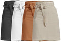Half Apron for Women Men Cotton Linen with 2 Large Pockets Waist Short