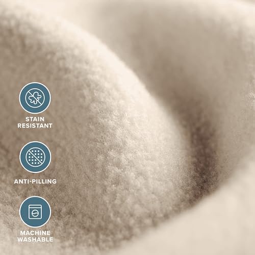 Bare Home Polar Fleece Blanket (King, Sand)