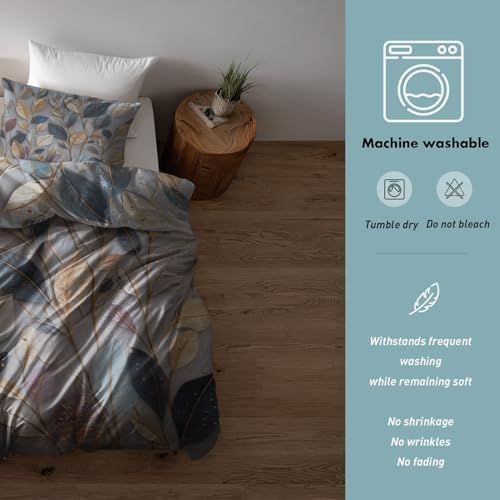 Leaf Duvet Cover King Size 3 Piece