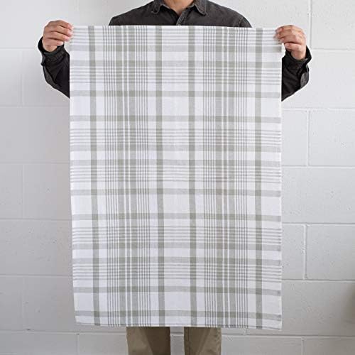 Now Designs Jumbo Pure Kitchen Towel, London Grey, Set of 3