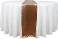 10 pcs 12 x 108 inch Taupe Satin Table Runners Wedding Table Top Party