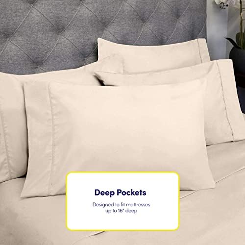 California King Deep Pocket Sheet Sets – 6-piece Extra Deep Pocket Bed