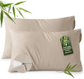 Bedsure Zipper Pillow Cases Queen Size from Rayon Derived from Bamboo