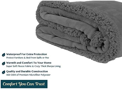 Pavilia Waterproof Couch Blanket | Dog & Cat Blanket Protector | Plush