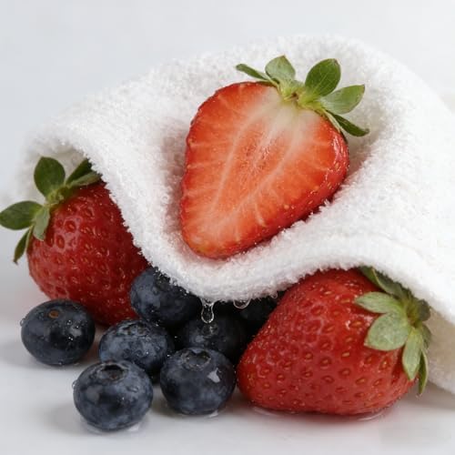 18-Piece Kitchen Bar Mop Dishcloth Set, White