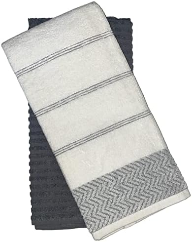 Zigzag Design with Stripes 100% Ring-Spun Terry Cotton Kitchen Dish