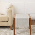Solino Home 100% Linen Table Runner Natural, Classic Hemstitch