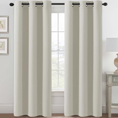 H.VERSAILTEX Room Darkening Curtains 84 Inches Long for Living Room