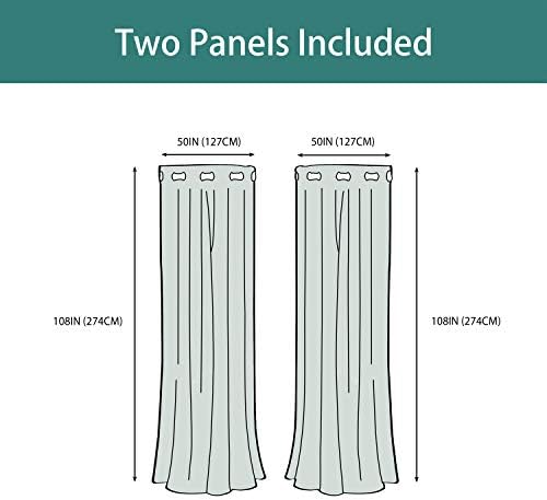 LORDTEX Linen Look Textured Blackout Curtains with Thermal Insulated
