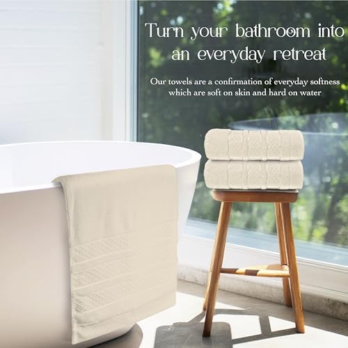 Towel Set: Super Absorbent, Quick-Drying, Soft, Plush. Features