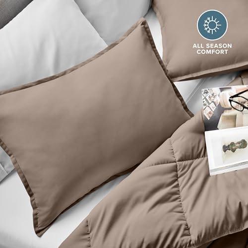 Bare Home Pillow Sham Covers 1800 Ultra-Soft Set of 2